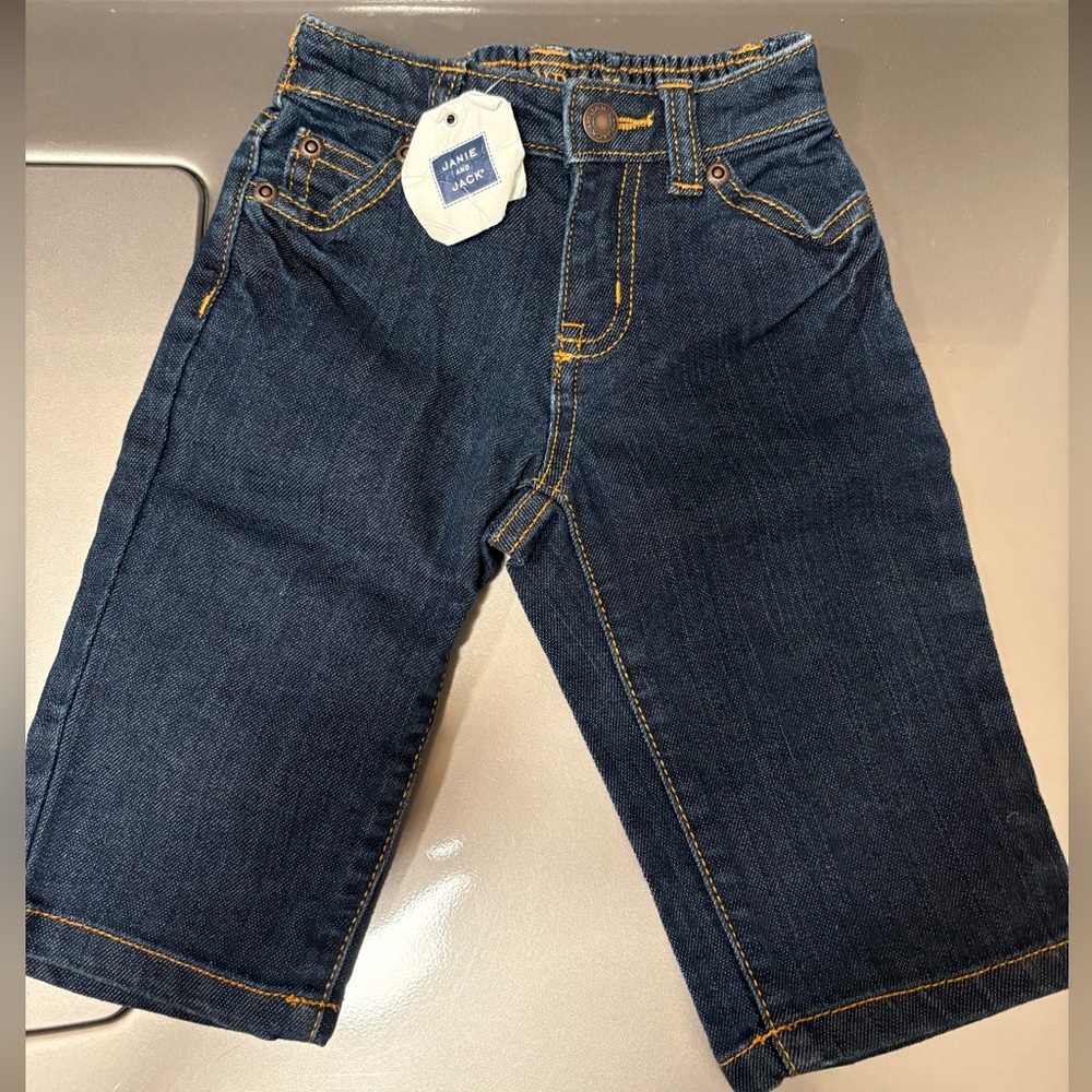 Janie and Jack jeans - 6-12 mo- NEW!